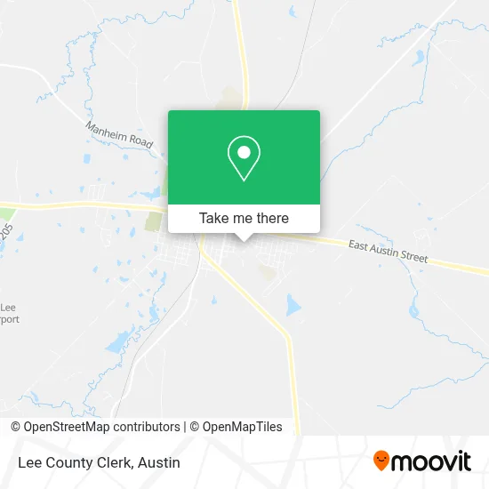 Lee County Clerk map
