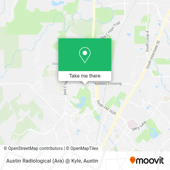 Austin Radiological (Ara) @ Kyle map