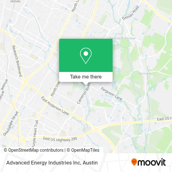 Advanced Energy Industries Inc map