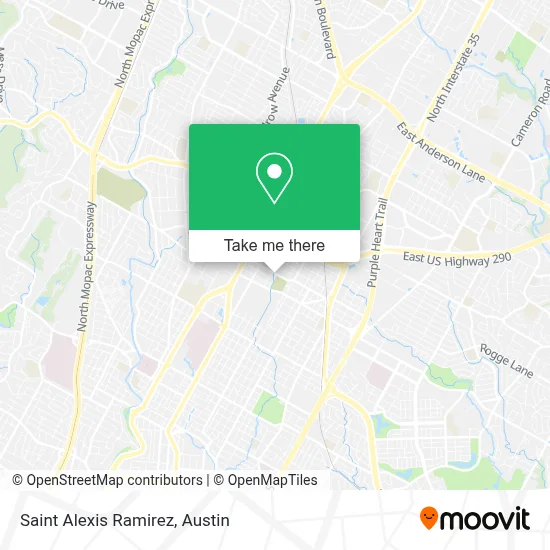 Saint Alexis Ramirez map