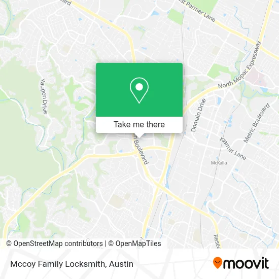 Mccoy Family Locksmith map