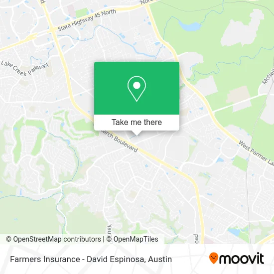 Farmers Insurance - David Espinosa map