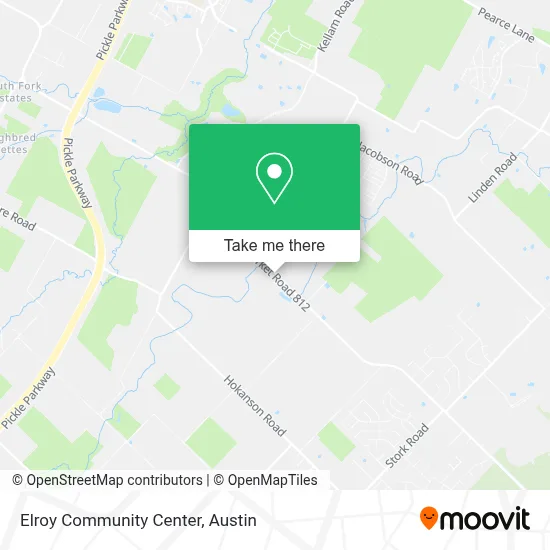 Elroy Community Center map