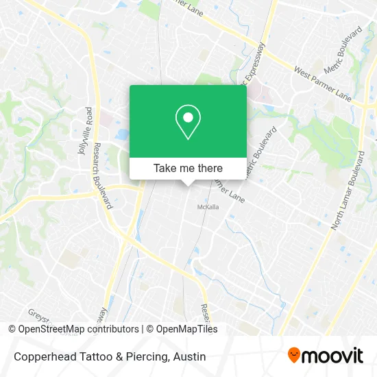 Copperhead Tattoo & Piercing map