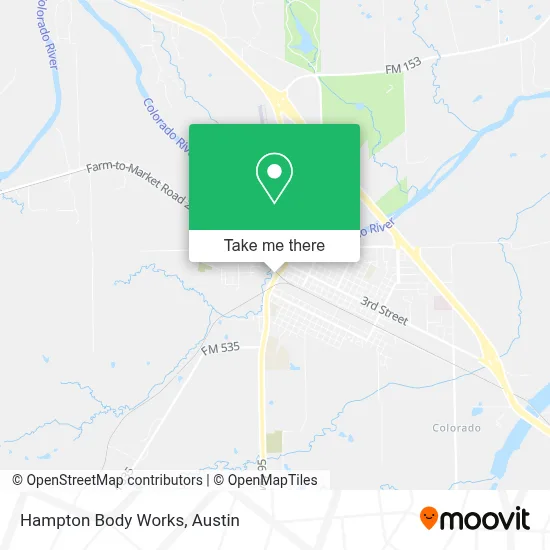 Hampton Body Works map