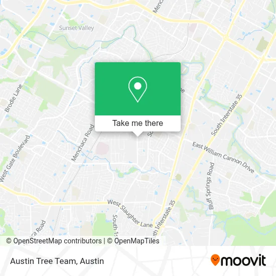 Austin Tree Team map