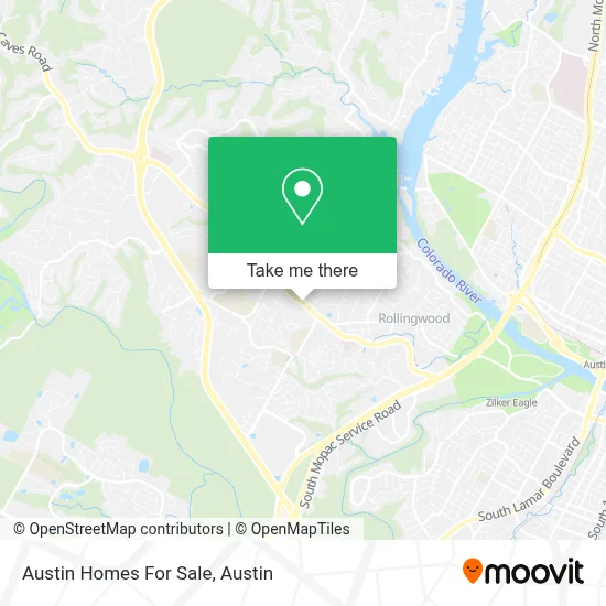Austin Homes For Sale map
