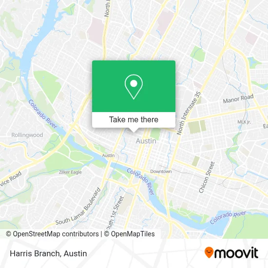 Harris Branch map