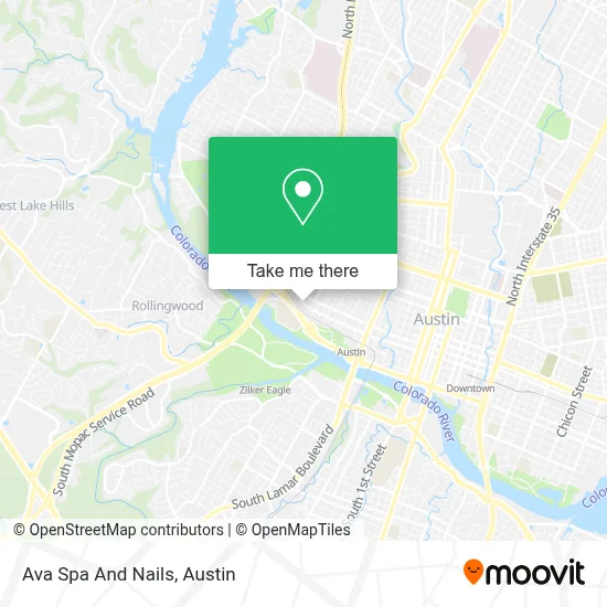 Ava Spa And Nails map
