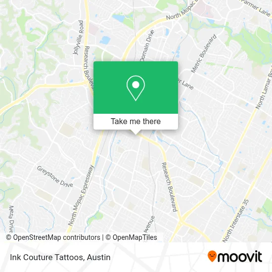 Ink Couture Tattoos map