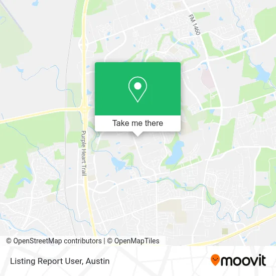 Listing Report User map
