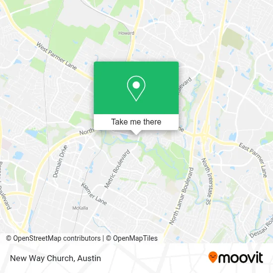 New Way Church map