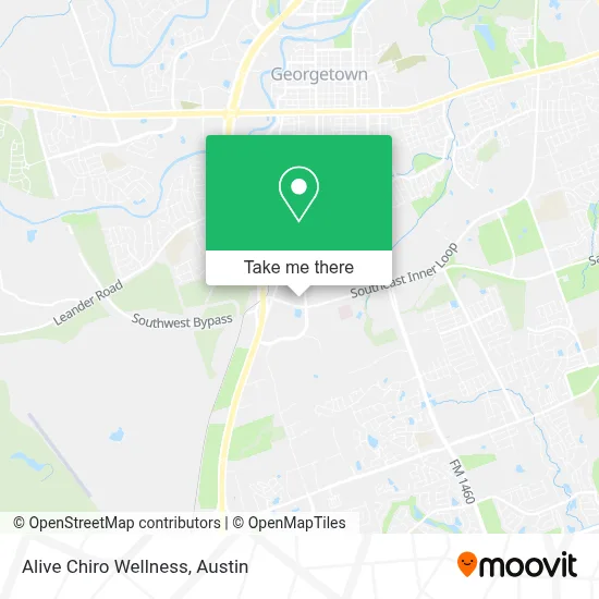Alive Chiro Wellness map