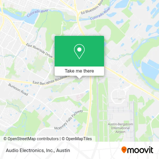 Audio Electronics, Inc. map