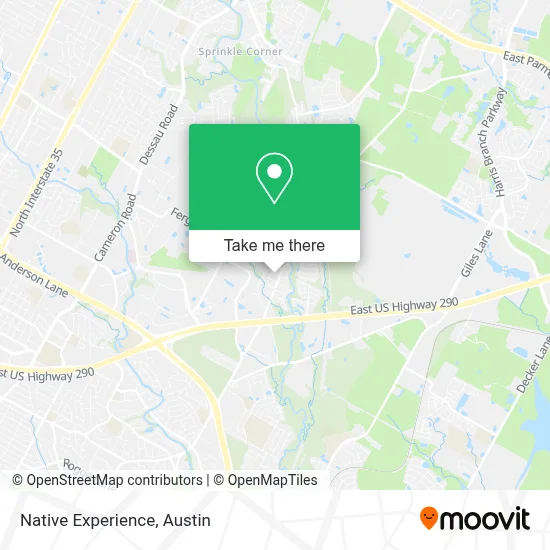 Native Experience map