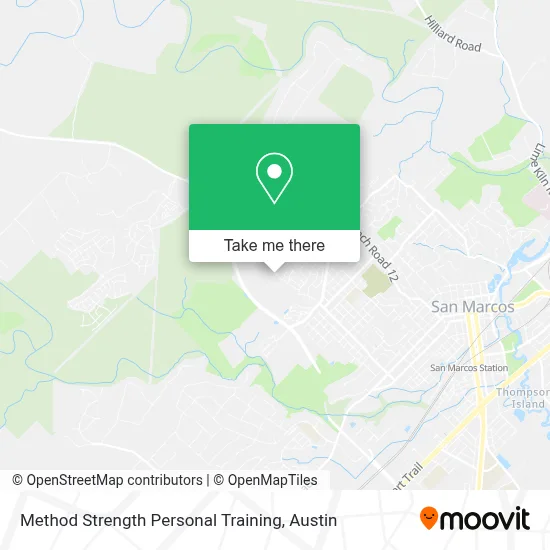 Method Strength Personal Training map