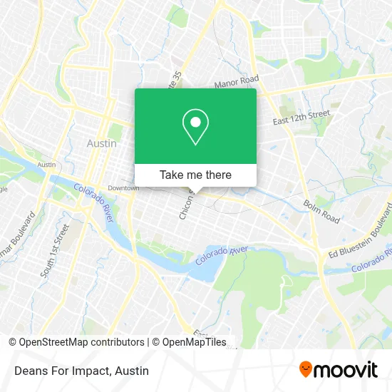 Deans For Impact map