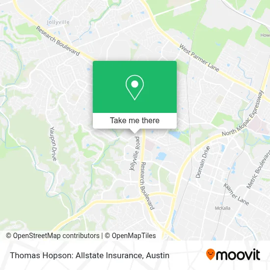 Thomas Hopson: Allstate Insurance map
