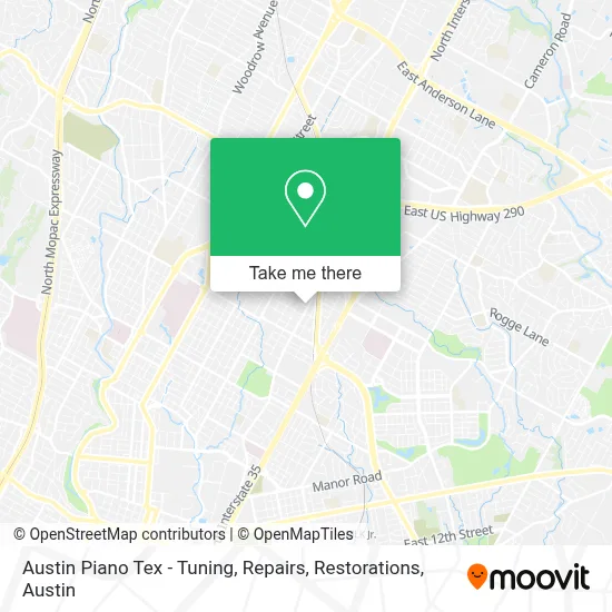 Austin Piano Tex - Tuning, Repairs, Restorations map
