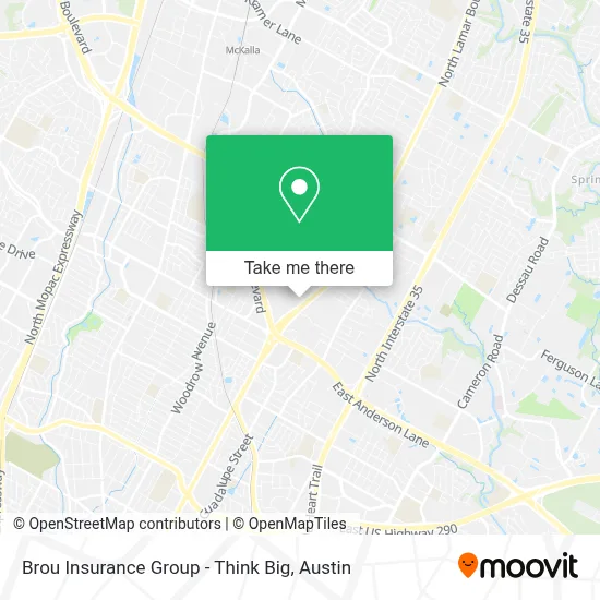 Brou Insurance Group - Think Big map