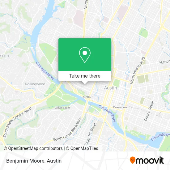 Benjamin Moore map