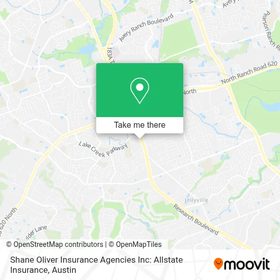 Shane Oliver Insurance Agencies Inc: Allstate Insurance map