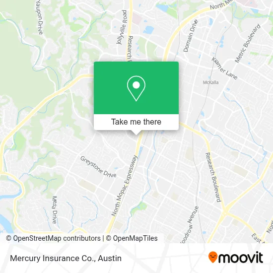 Mercury Insurance Co. map