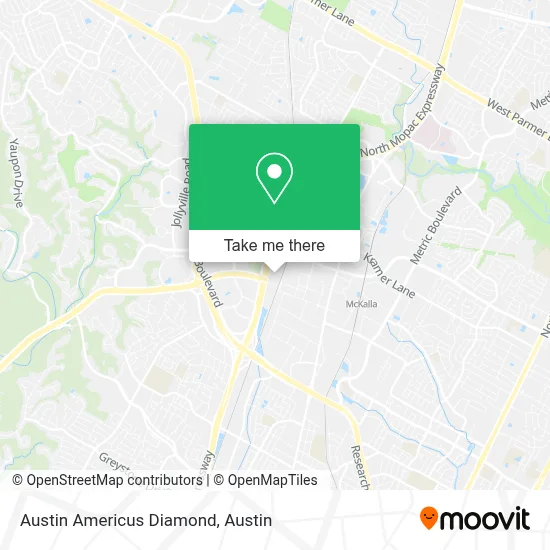 Austin Americus Diamond map