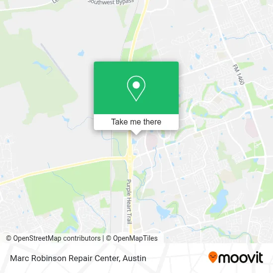 Marc Robinson Repair Center map