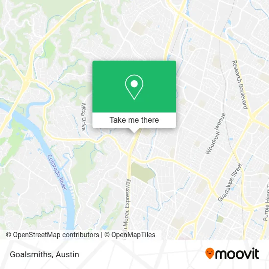 Goalsmiths map