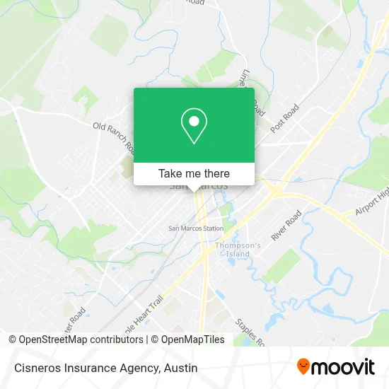 Cisneros Insurance Agency map