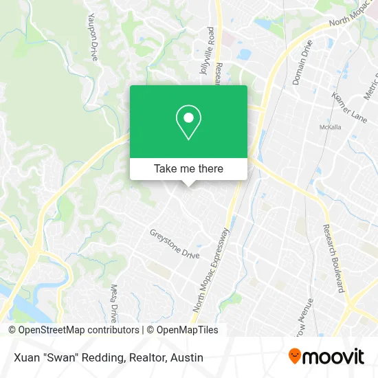 Xuan "Swan" Redding, Realtor map
