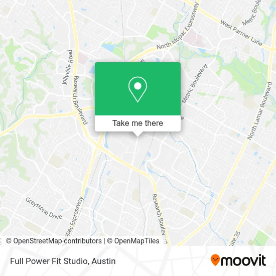 Full Power Fit Studio map