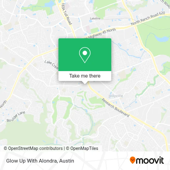 Glow Up With Alondra map