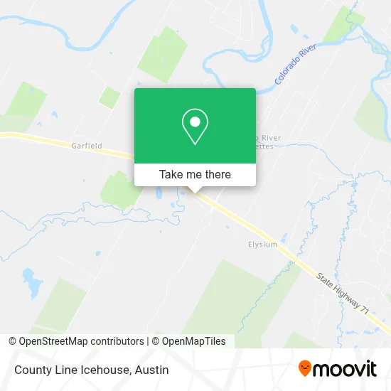County Line Icehouse map