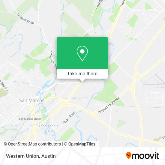 Western Union map