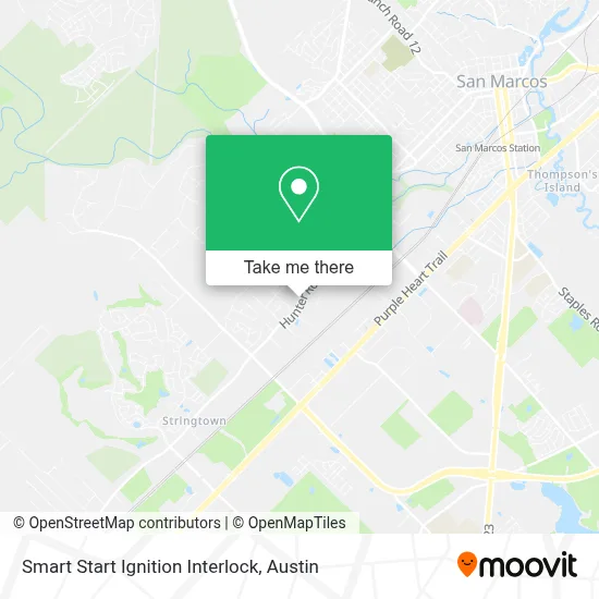 Smart Start Ignition Interlock map