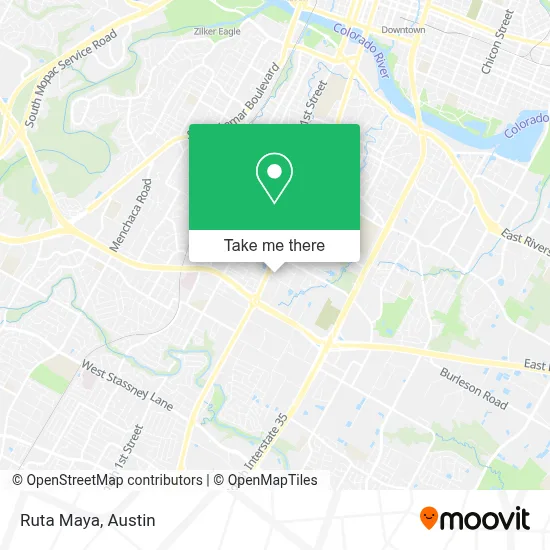 Ruta Maya map