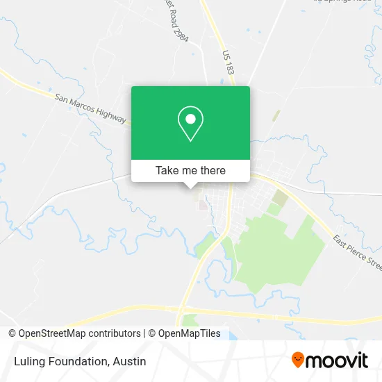Luling Foundation map