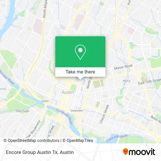 Encore Group Austin Tx map