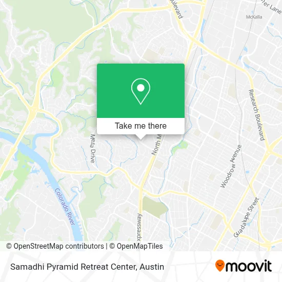 Samadhi Pyramid Retreat Center map