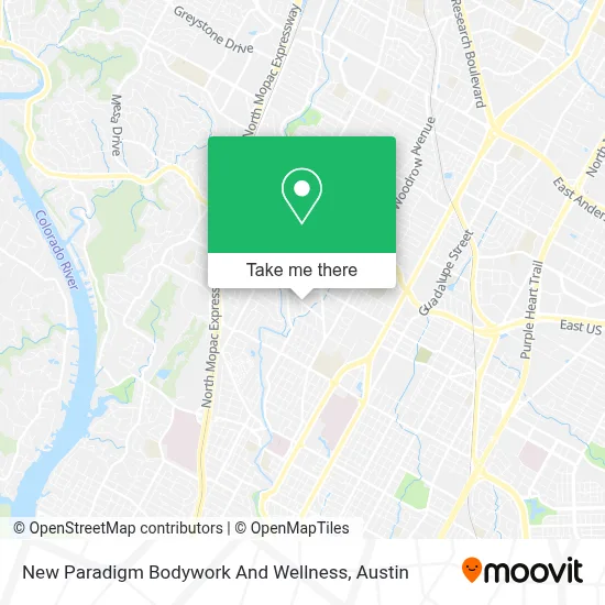 New Paradigm Bodywork And Wellness map