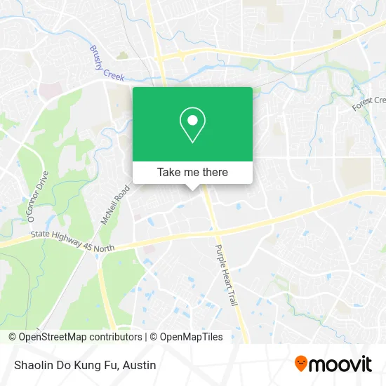 Shaolin Do Kung Fu map