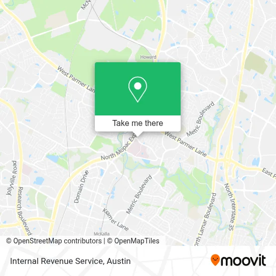 Internal Revenue Service map