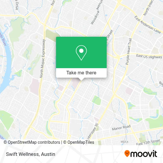 Swift Wellness map
