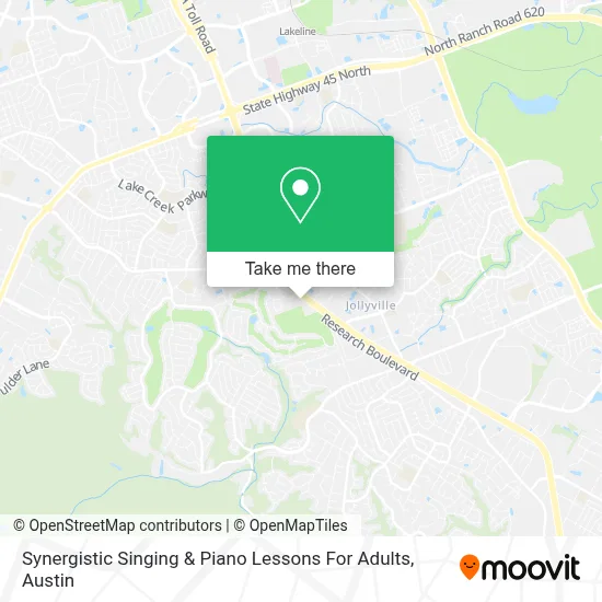 Synergistic Singing & Piano Lessons For Adults map