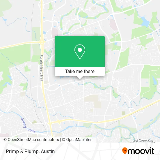 Primp & Plump map