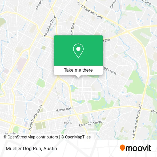 Mueller Dog Run map