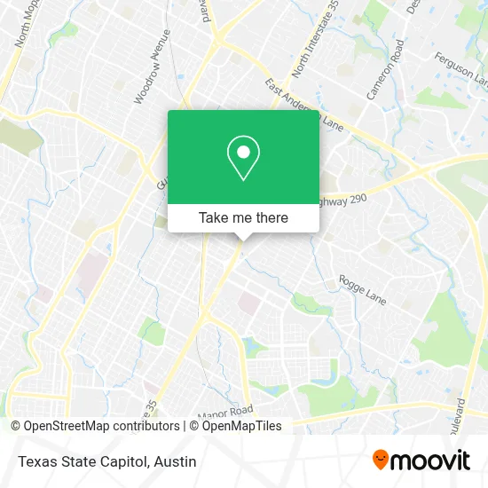 Texas State Capitol map