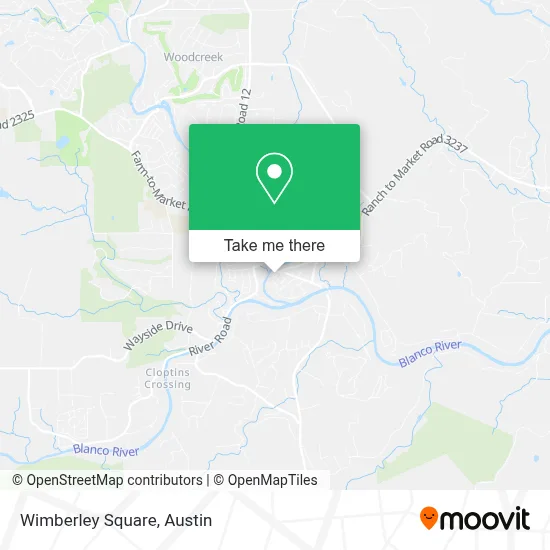 Wimberley Square map
